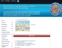 Tablet Screenshot of njclerks.org